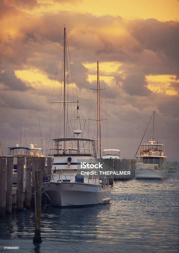 Puerto deportivo de miami - Foto de stock de Embarcación marina libre de derechos