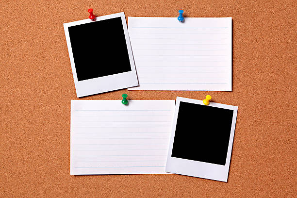 istock Blank photos with index cards 174861151