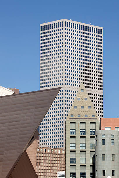 nowoczesna architektura denver, colorado - denver public library zdjęcia i obrazy z banku zdjęć