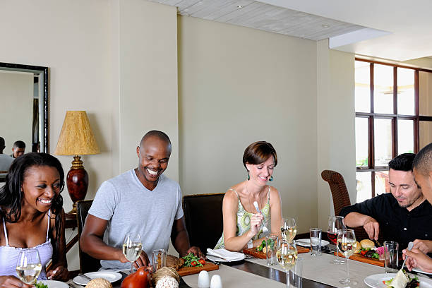 istock Group of Young People Having Good Time in Restaurant 174861646