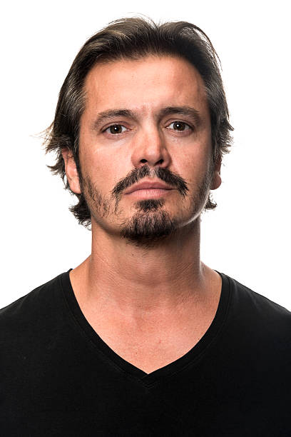 Thirty something man Serious thirty something man posing looking at the camera man brown hair stock pictures, royalty-free photos & images