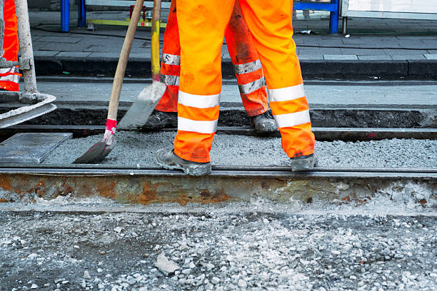 istock Repairing cable car tracks 174861861