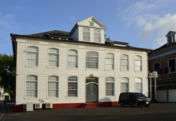 istock Du Plessis building - office of the first lady - Historic Inner City of Paramaribo, Paramaribo, Suriname 1748622040
