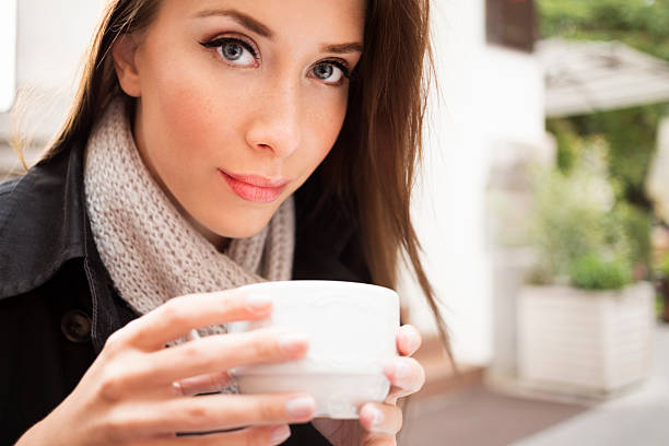 istock Young woman with the cup 174862337