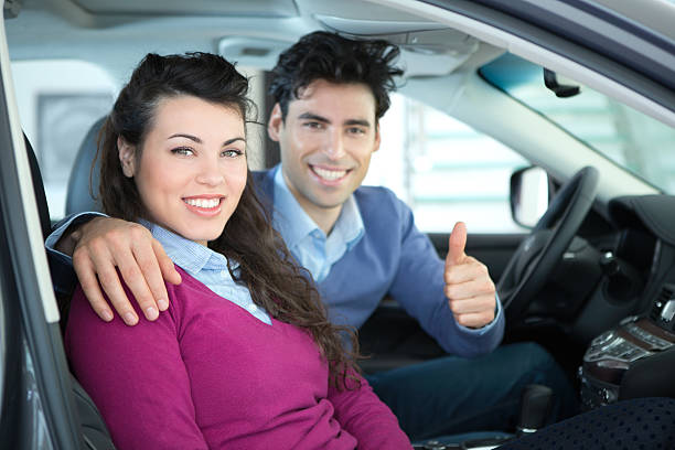 istock Couple buying car. 174862489
