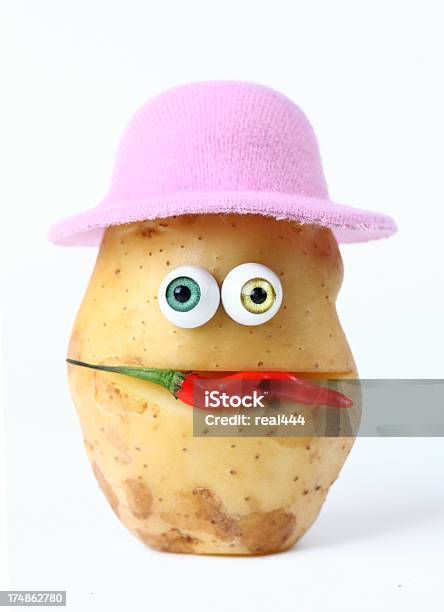 Creative Frutos E Produtos Hortícolas - Fotografias de stock e mais imagens de Batata Crua - Batata Crua, Batatas Preparadas, Cara Alegre