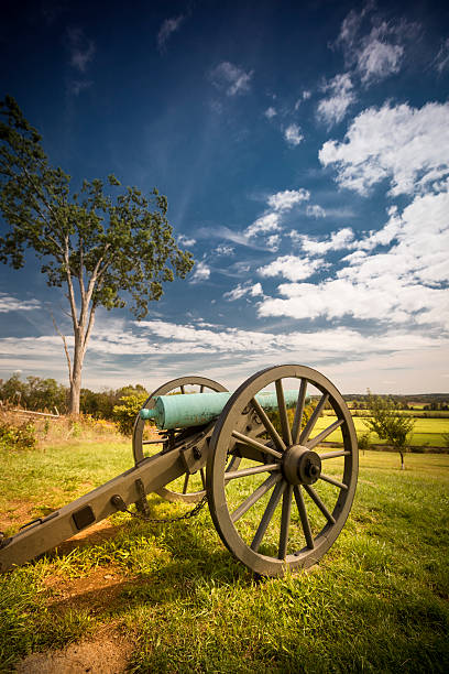 gettysburg battlefield - gettysburg national military park foto e immagini stock