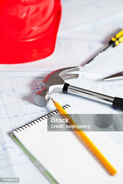 Blueprints Stock Photo - Download Image Now - Architecture, Aspirations, Blueprint