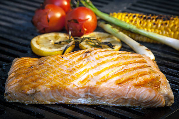 istock BBQ Salmon Fille 174863564