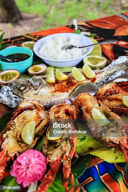 Traditional Seafood Meal From Isle Of Pines New Caledonia Stock Photo - Download Image Now