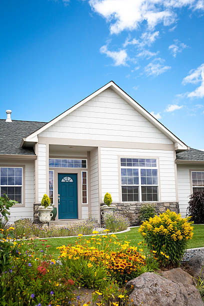 istock New Home with Flower Garden 174863688