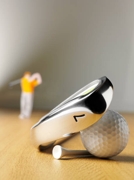 istock Golf Club with a Ball and Tee & the Golfer 174864393