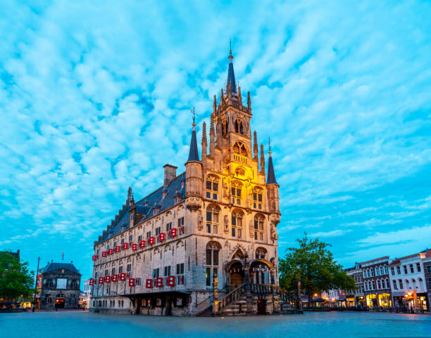 istock Town Hall in Gouda, Netherlands 1748644305