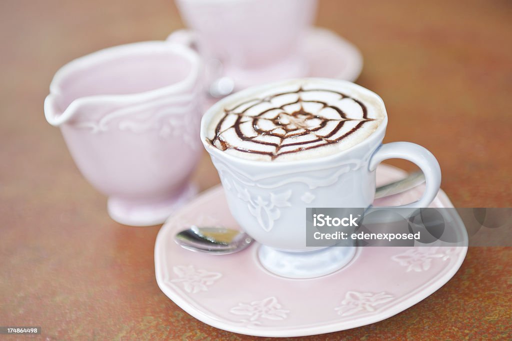 Marrone caffè con latte e zucchero - Foto stock royalty-free di Bevanda calda