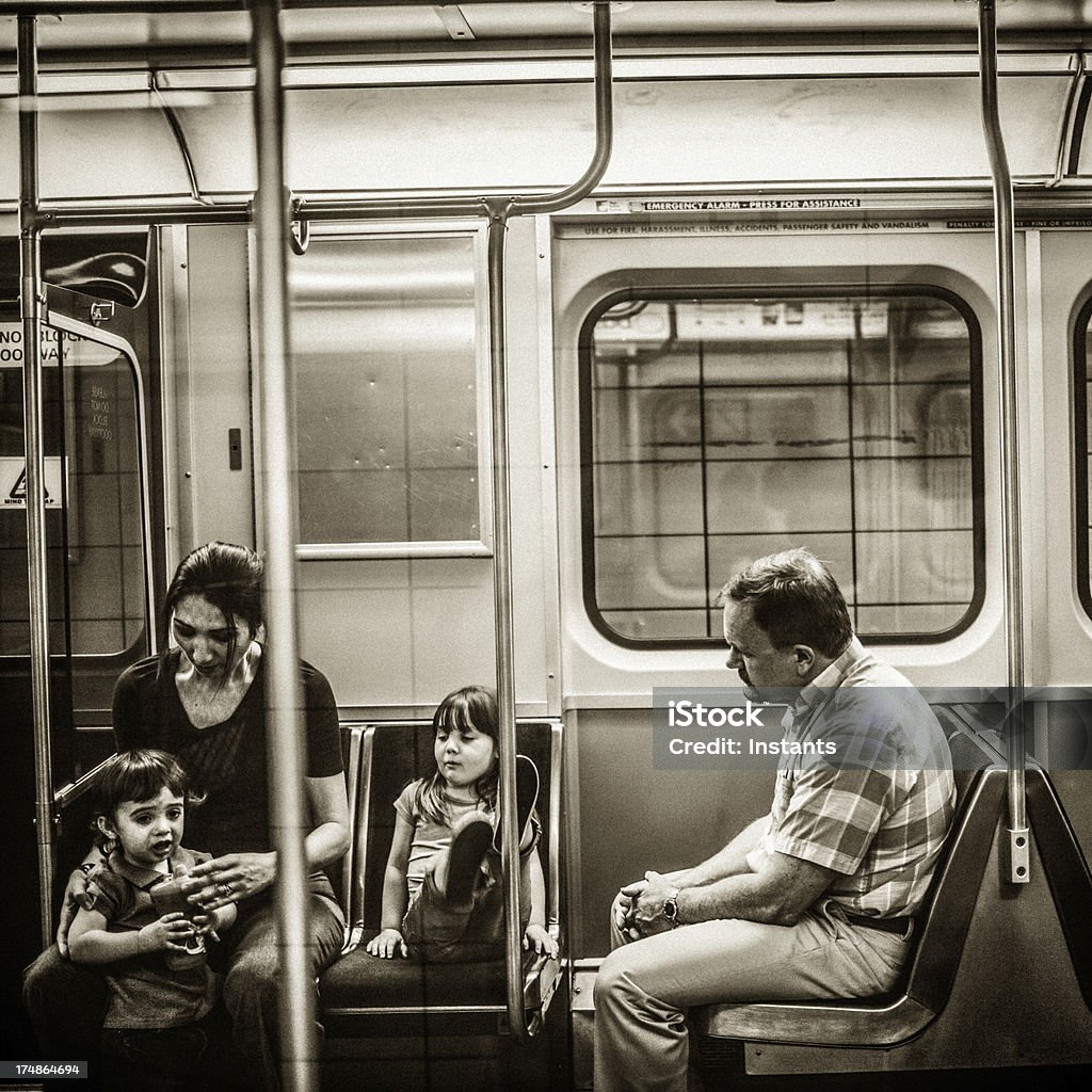 En métro - Photo de 2-3 ans libre de droits