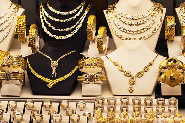istock Jewelry market. Gold 174864723