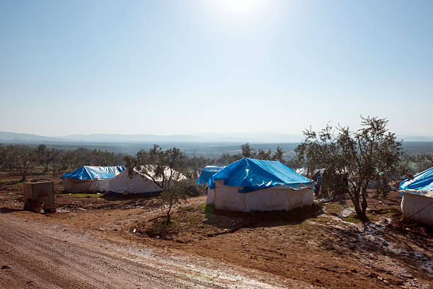 istock Syrian refugee camp in Atmeh, Syria 174864990