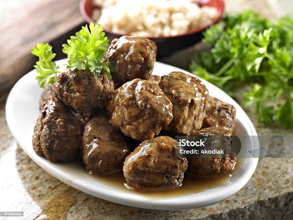 Fleisch-ball - Lizenzfrei Bolognese-Sauce Stock-Foto