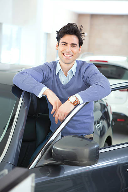 istock Young man buying car. 174865160
