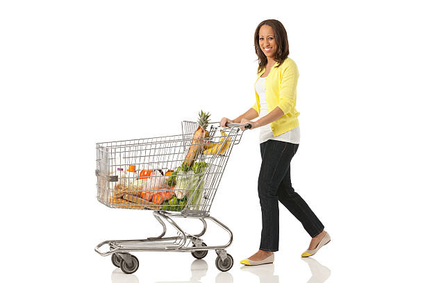 istock Woman buying groceries 174865279