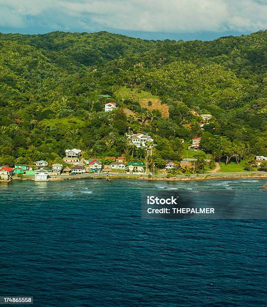 Luftaufnahme Insel Roatan Stockfoto und mehr Bilder von Baum - Baum, Berg, Berggipfel