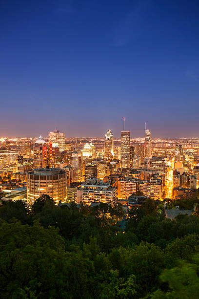 istock City skyline at night, Montreal, Canada 174865746