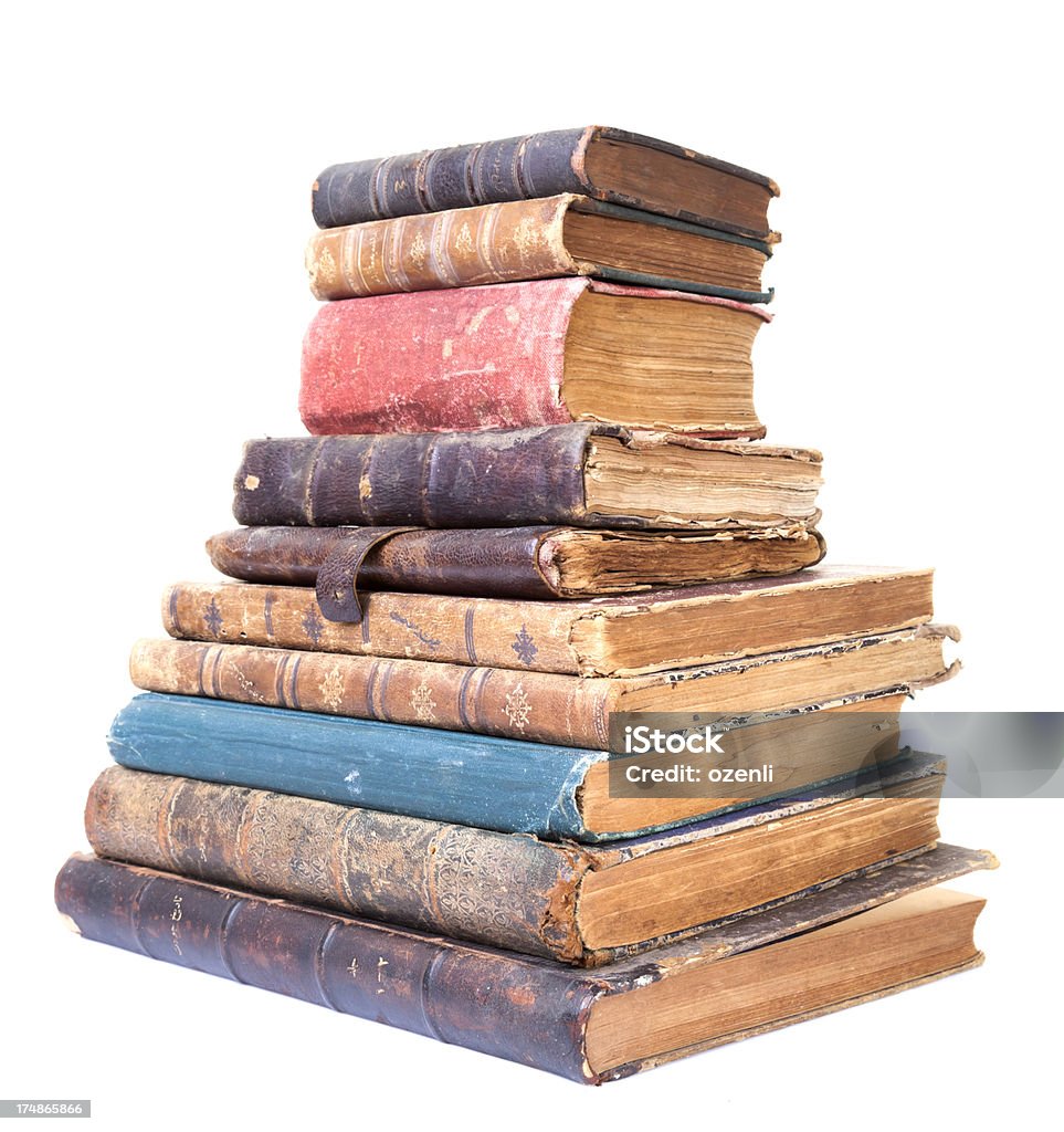 Livros antigos - Foto de stock de Amontoamento royalty-free