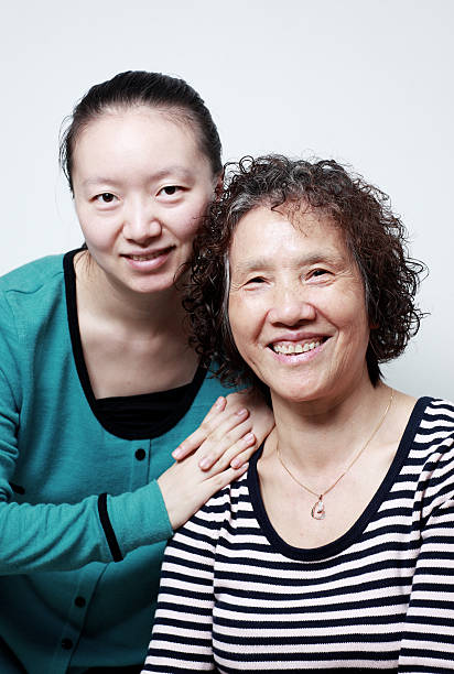 istock Happy Chinese mother and daughter 174865933