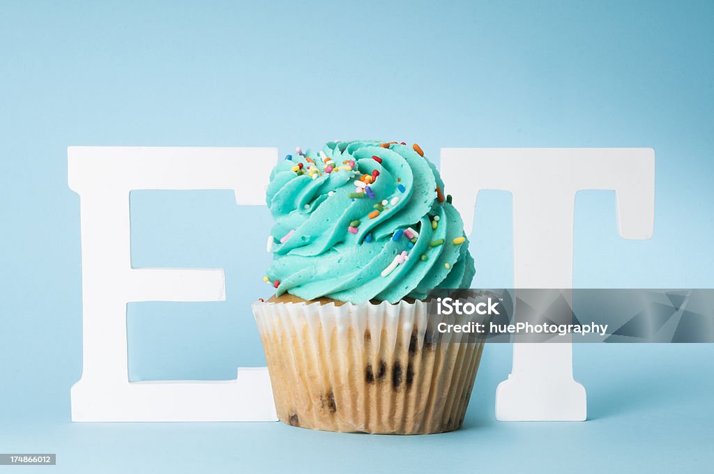 Essen Cupcake - Lizenzfrei Alphabet Stock-Foto
