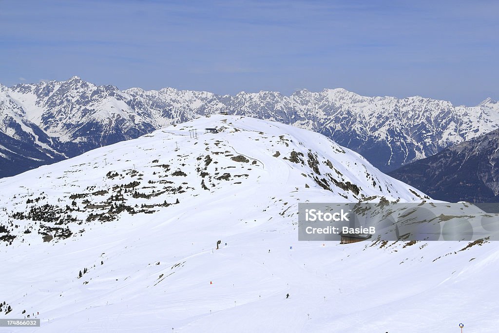 Schöne winter Landschaft - Lizenzfrei Alpen Stock-Foto