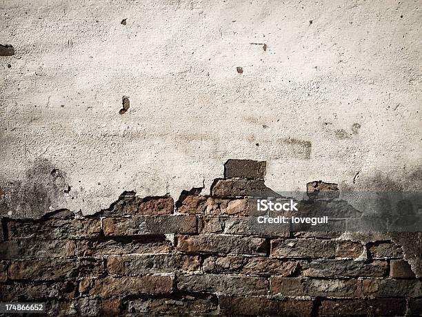 Obierka Mur Z Cegły - zdjęcia stockowe i więcej obrazów Abstrakcja - Abstrakcja, Architektura, Betonowy