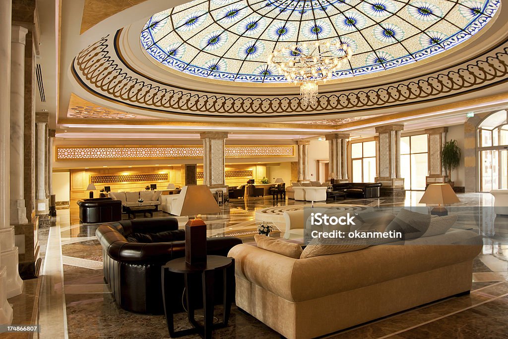 lobby do Hotel - Royalty-free Aconchegante Foto de stock