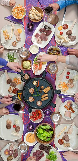 istock people grilling meat and seafood 174867007