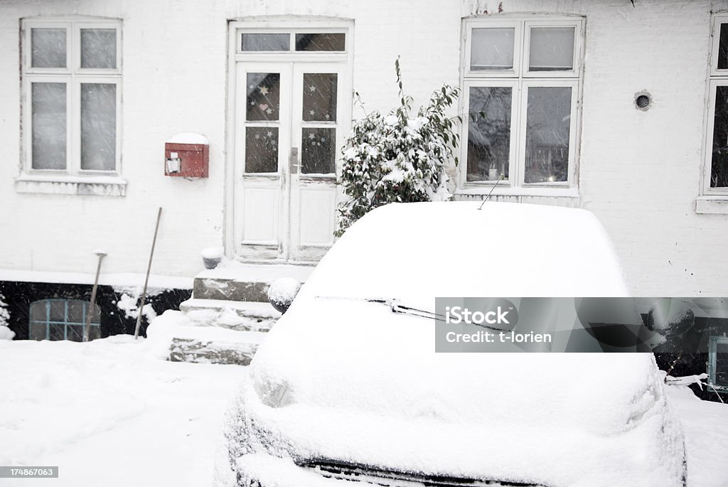 Dänische Winter. - Lizenzfrei Architektur Stock-Foto