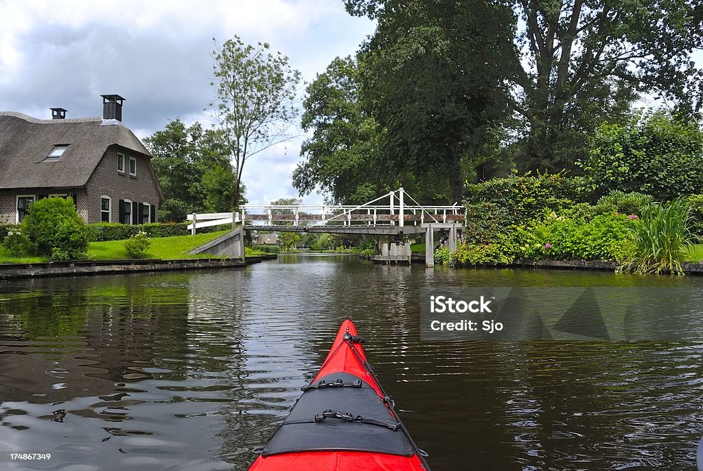 canal Village - Photo de Giethoorn libre de droits