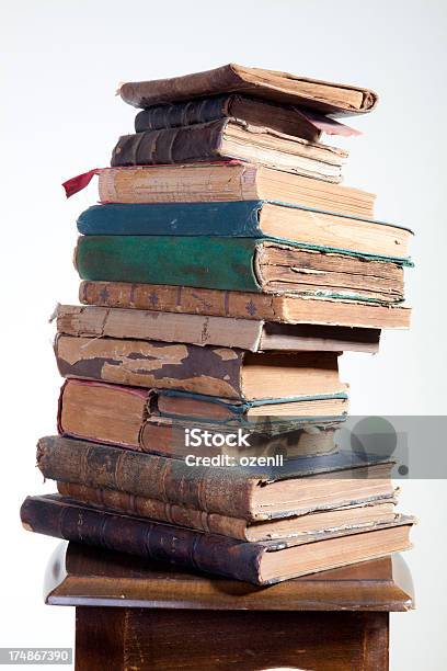 Antique Books Stock Photo - Download Image Now - 19th Century, 19th Century Style, Ancient