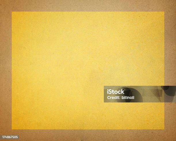 Foto de Papel Pardo Com Bloco De Cor e mais fotos de stock de Silk Screen - Silk Screen, Plano de Fundo, Texturizado - Descrição Geral