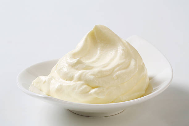 istock Cream in a porcelaine bowl 174868008