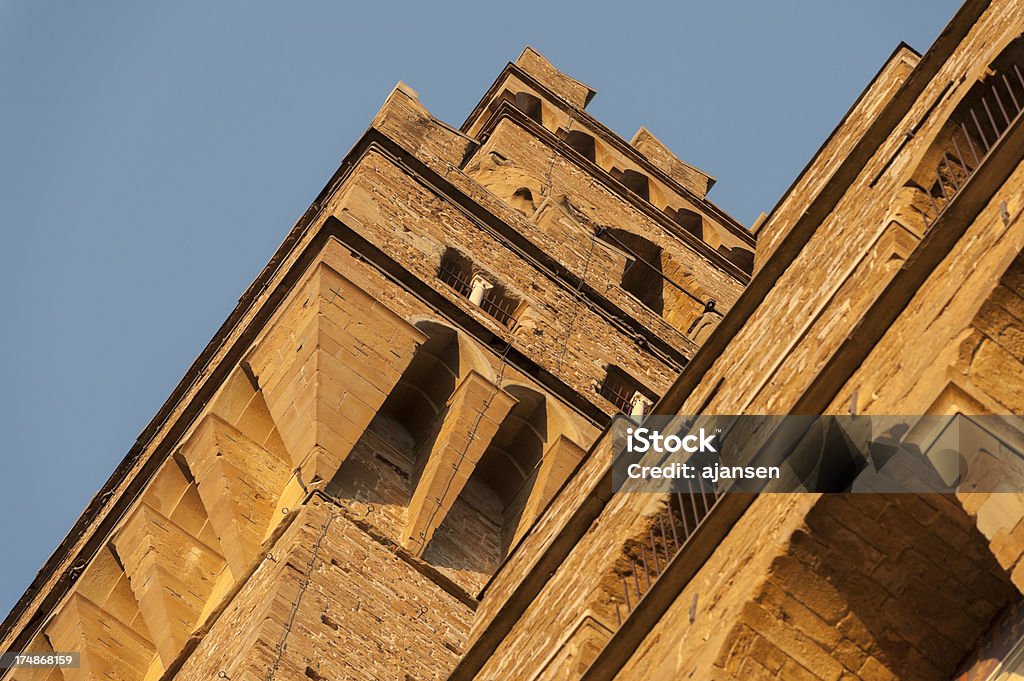 piazza della signoria bei Sonnenuntergang im Oktober - Lizenzfrei Europa - Kontinent Stock-Foto