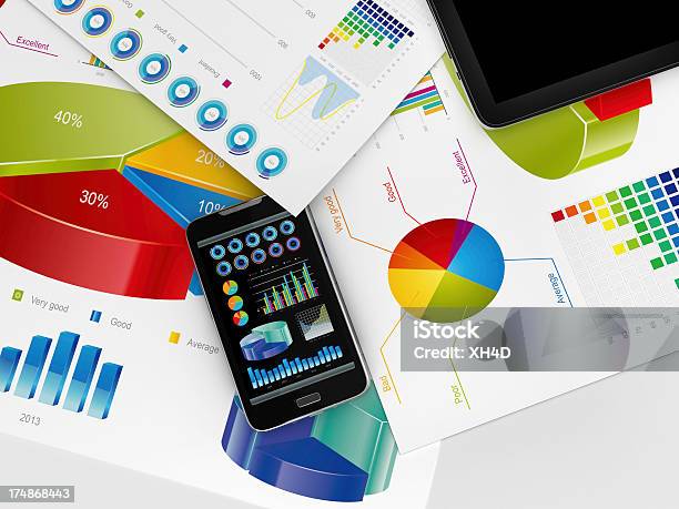 Financial Office Work Stock Photo - Download Image Now - Chart, Bank Statement, Business