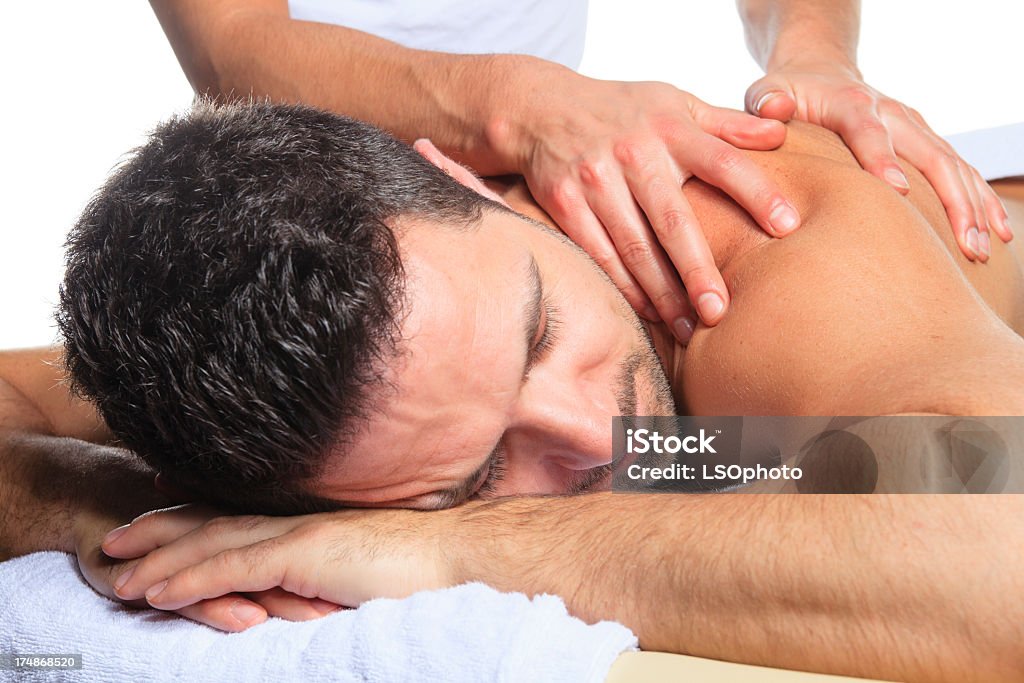 Massage-Herren - Lizenzfrei Massieren Stock-Foto
