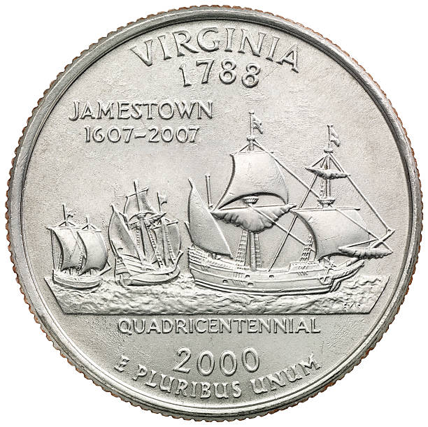 istock Virginia State Quarter Coin 174868820