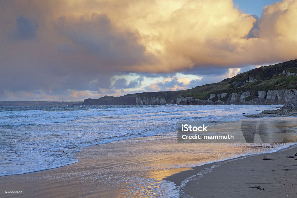 Atlántico al mar en la puesta de sol - Foto de stock de Agua libre de derechos