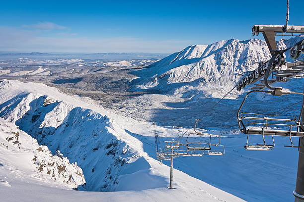 istock Chairlift in the mountains 174869073