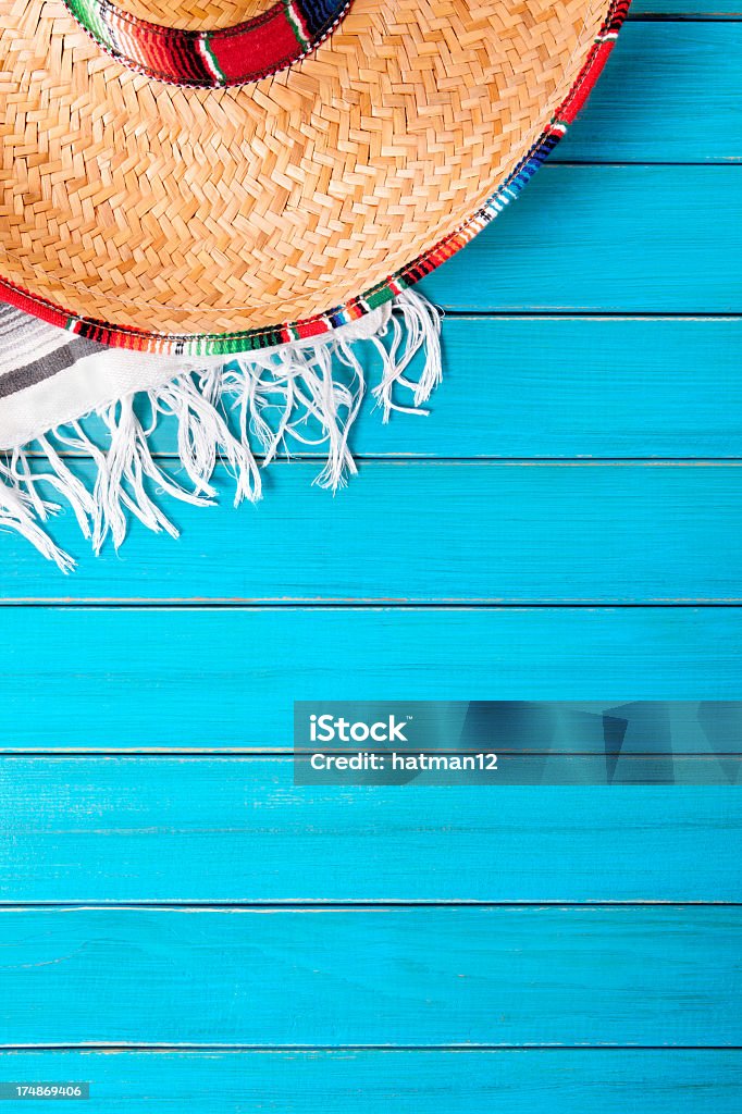 Fundo com copyspace mexicana - Foto de stock de Acima royalty-free