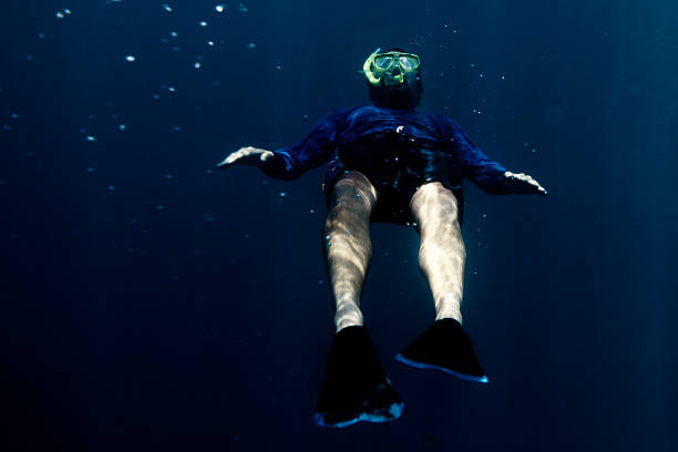 istock An adult snorkeling underwater. 174869421