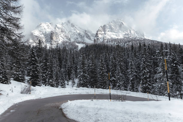 istock Winter landscape in Dolomites mountains, Italy 1748696156