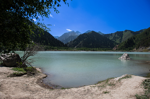 issyk lake in kazakhstan