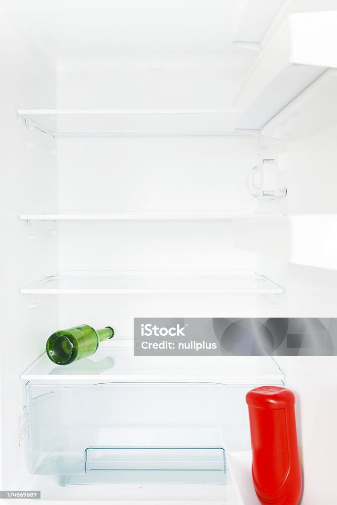 Leeren Kühlschrank - Lizenzfrei Alkoholisches Getränk Stock-Foto