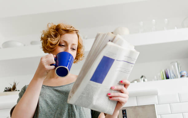 istock Reading news during morning coffee 174869965